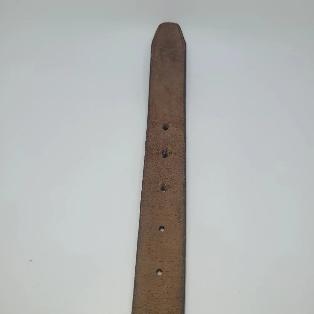 Oiled Chamois Cowhide Belt
